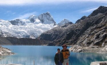 Guided Alpamayo Trekking Tours Peru with certified mountain guides near Alpamayo base camp