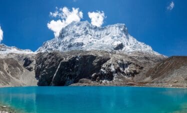 Laguna 69 one day hike in the Peruvian Andes
