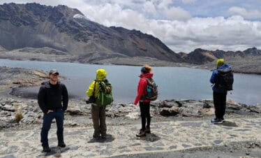 Route of Climate Change Pastoruri Glacier Andes of Peru