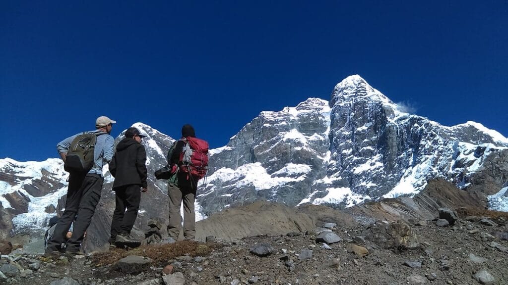 Olleros to Chavin Trek in the southern Cordillera Blanca, Peru