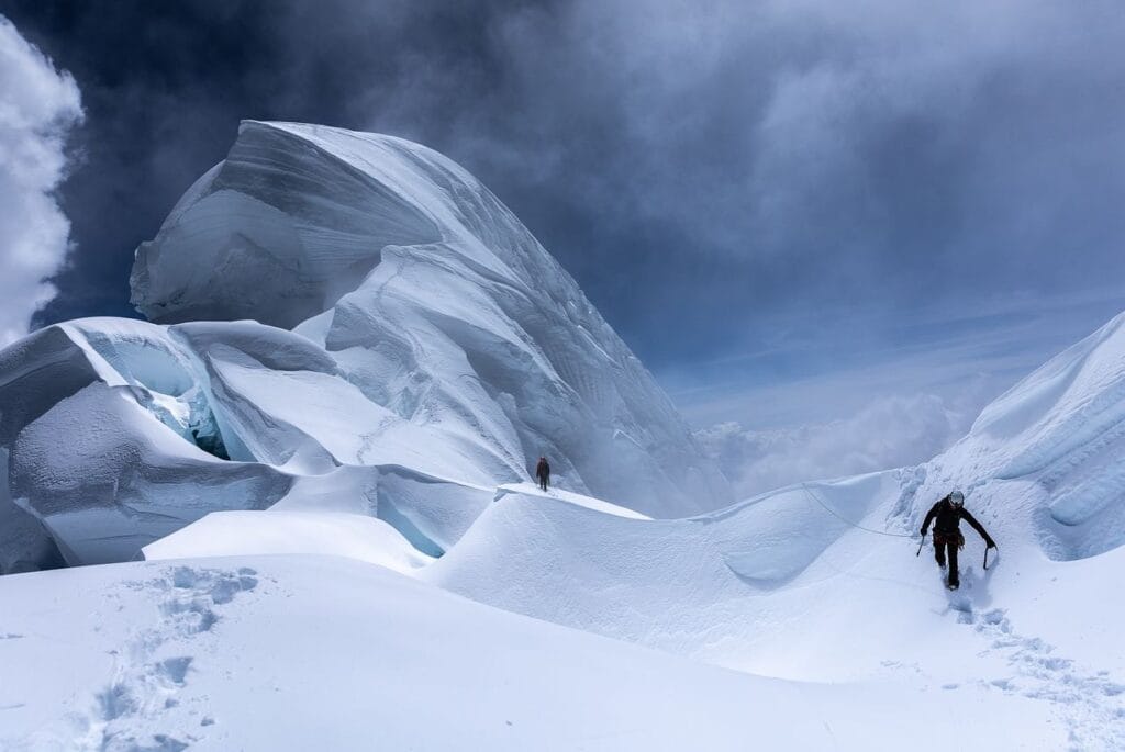 Chopicalqui Mountain Climbing expedition in the Cordillera Blanca Peru